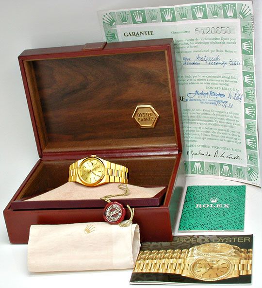 Foto 5 - Rolex Day Date, Quarz Chronometer F.Neuzustand, U1058