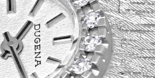 Foto 3 - Dugena Damen Diamant-Armbanduhr 0,40ct Weißgold Topuhr, U1274